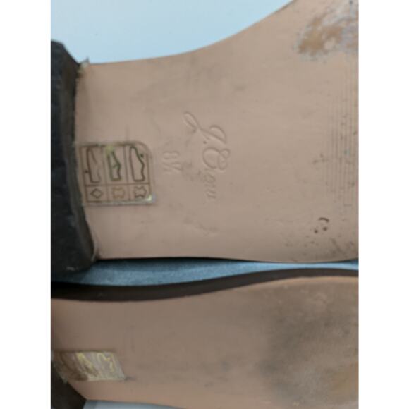 J Crew | Slate Green Winona Suede Loafers | Size 8.5 - Picture 10 of 12